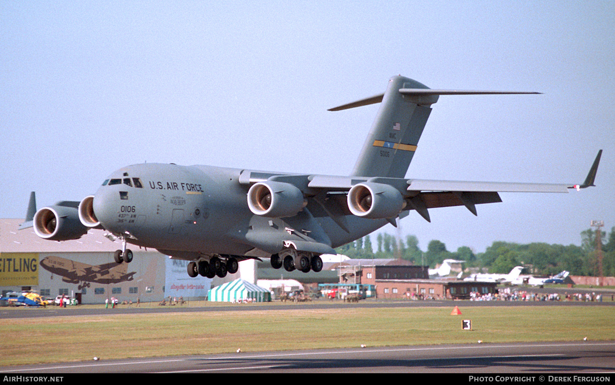 Aircraft Photo of 95-0106 / 50106 | McDonnell Douglas C-17A Globemaster III | USA - Air Force | AirHistory.net #628203