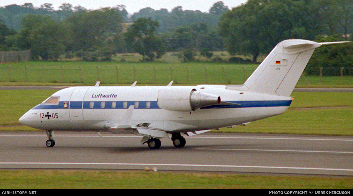 Aircraft Photo of 1205 | Canadair Challenger 601 (CL-600-2A12) | Germany - Air Force | AirHistory.net #628221