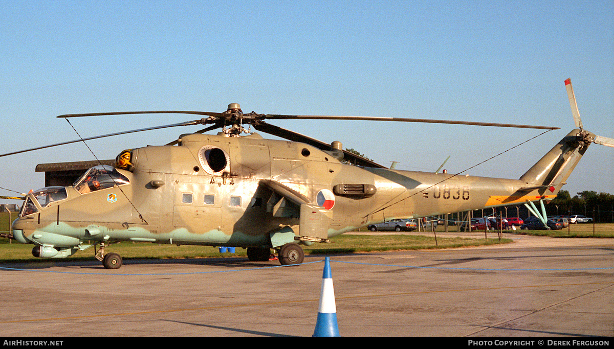 Aircraft Photo of 0836 | Mil Mi-24V | Czechia - Air Force | AirHistory.net #628228