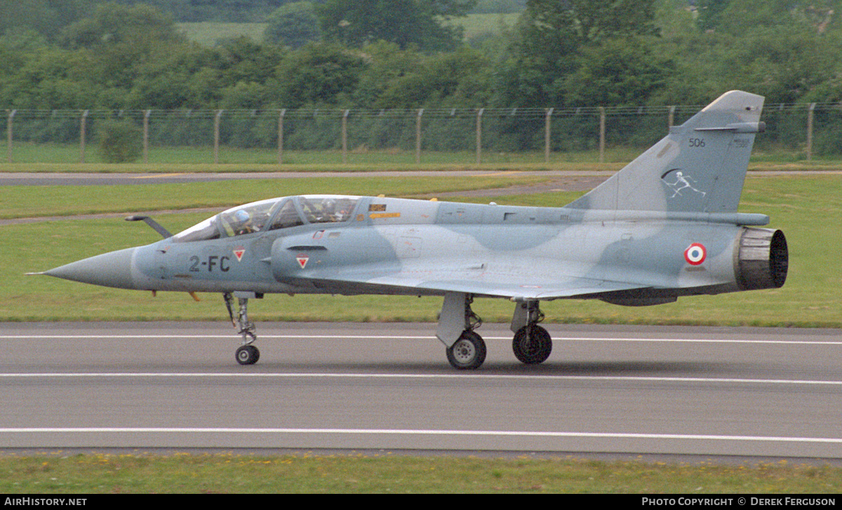 Aircraft Photo of 506 | Dassault Mirage 2000B | France - Air Force | AirHistory.net #628229