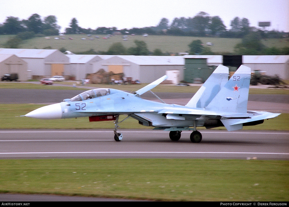 Aircraft Photo of 52 blue | Sukhoi Su-30 | Russia - Air Force | AirHistory.net #628239