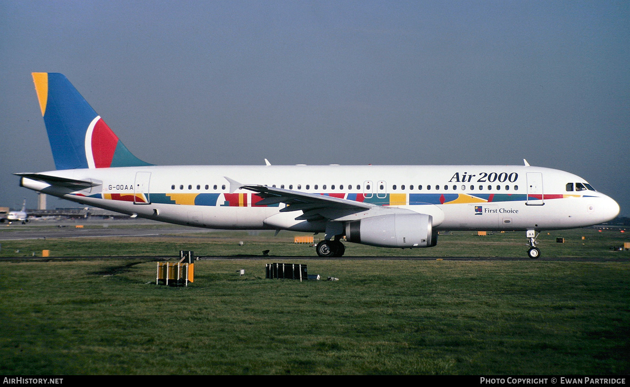 Aircraft Photo of G-OOAA | Airbus A320-231 | Air 2000 | AirHistory.net #628255
