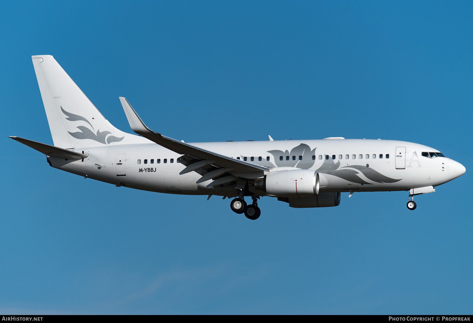 Aircraft Photo of M-YBBJ | Boeing 737-7HE BBJ | AirHistory.net #628260