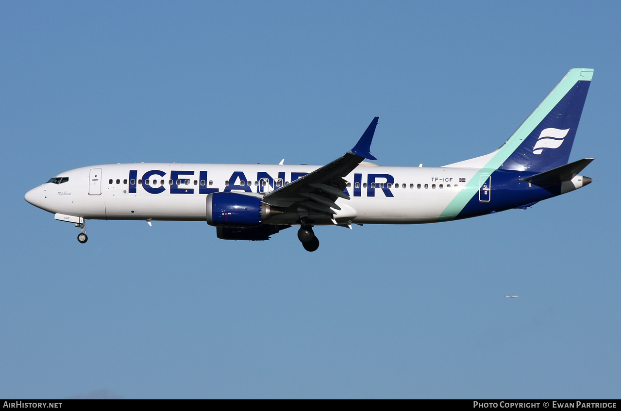 Aircraft Photo of TF-ICF | Boeing 737-8 Max 8 | Icelandair | AirHistory.net #628264