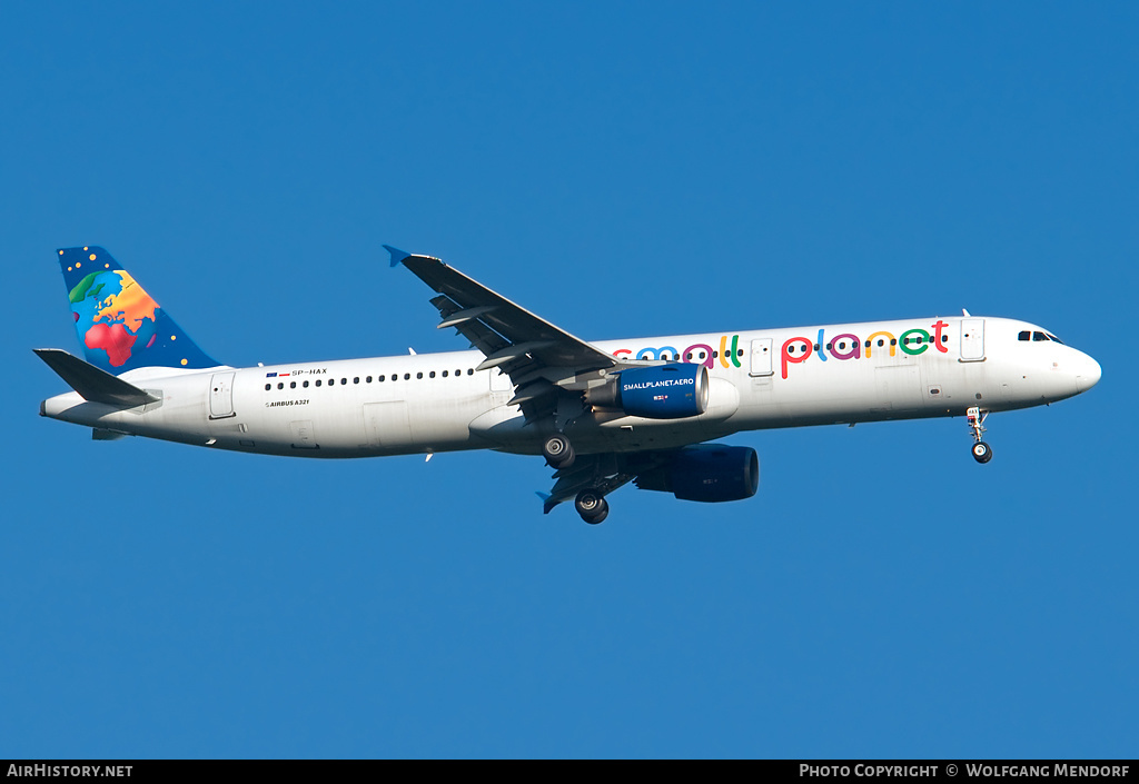 Aircraft Photo of SP-HAX | Airbus A321-211 | Small Planet Airlines | AirHistory.net #628266