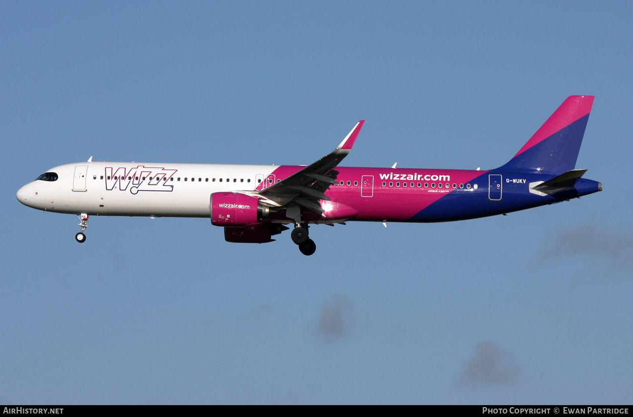 Aircraft Photo of G-WUKV | Airbus A321-271NX | Wizz Air | AirHistory.net #628270