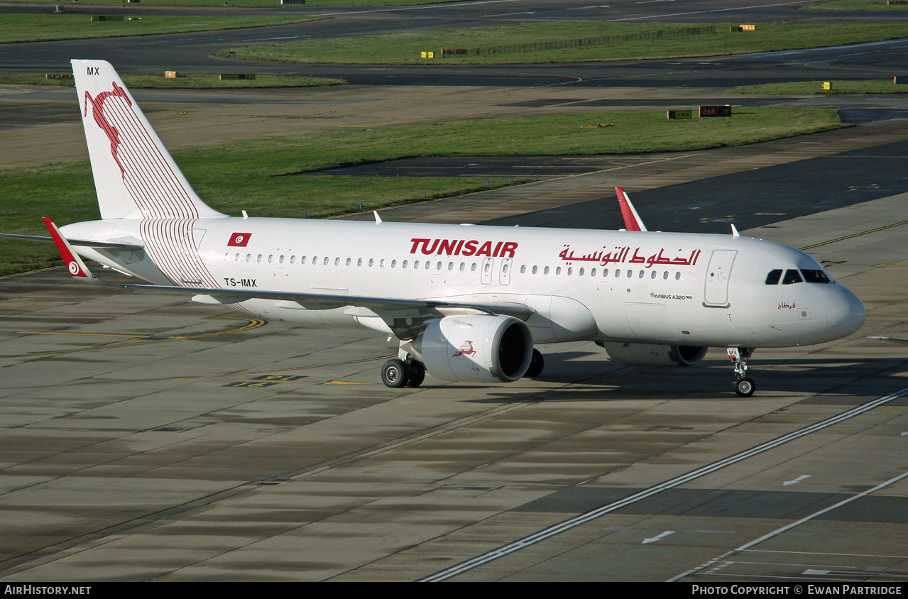 Aircraft Photo of TS-IMX | Airbus A320-251N | Tunisair | AirHistory.net #628271
