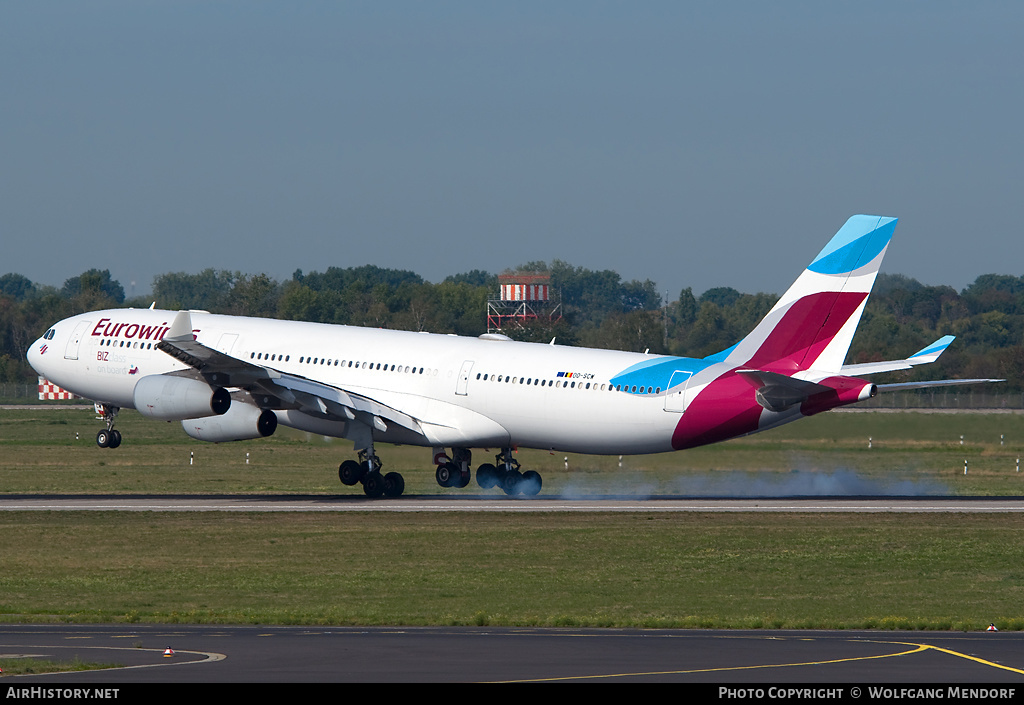 Aircraft Photo of OO-SCW | Airbus A340-313X | Eurowings | AirHistory.net #628273