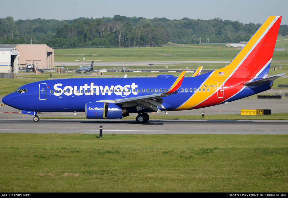 Aircraft Photo of N777QC | Boeing 737-7H4 | Southwest Airlines | AirHistory.net #628294