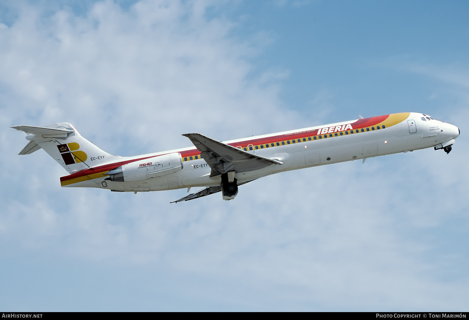 Aircraft Photo of EC-EYY | McDonnell Douglas MD-87 (DC-9-87) | Iberia | AirHistory.net #628310