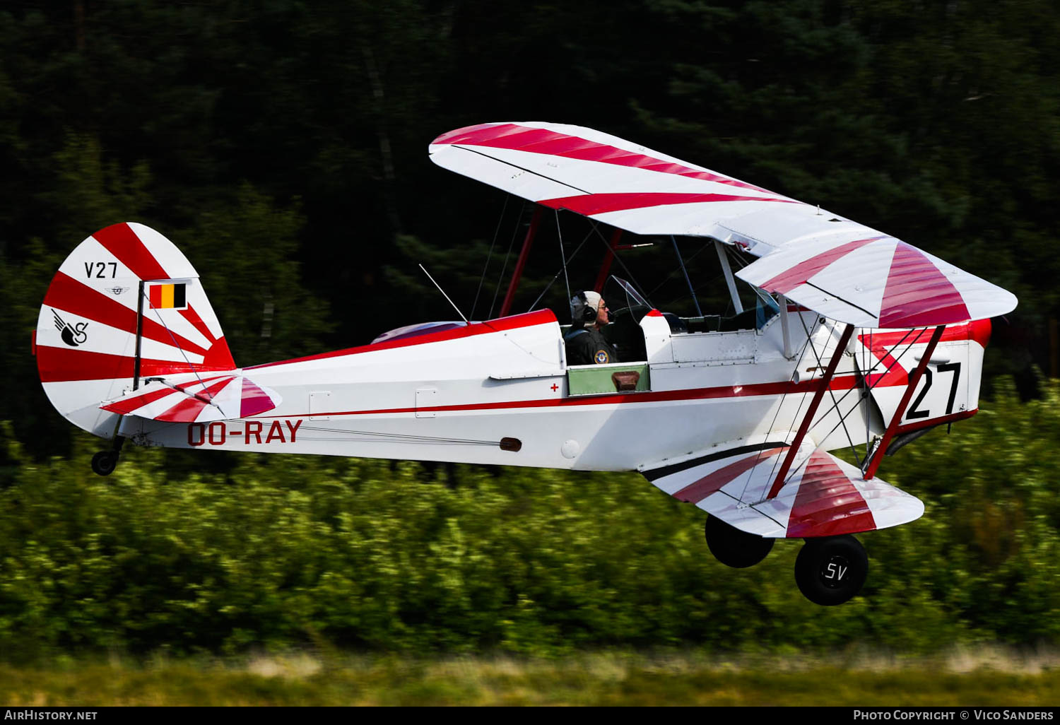 Aircraft Photo of OO-RAY / V27 | Stampe-Vertongen SV-4B | Belgium - Air Force | AirHistory.net #628320