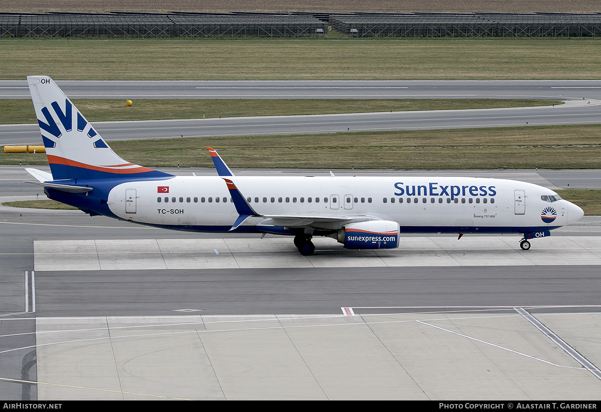 Aircraft Photo of TC-SOH | Boeing 737-800 | SunExpress | AirHistory.net #628342