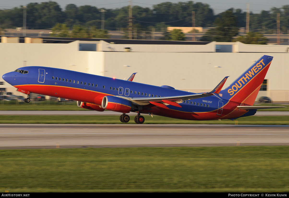 Aircraft Photo of N8635F | Boeing 737-8H4 | Southwest Airlines | AirHistory.net #628374
