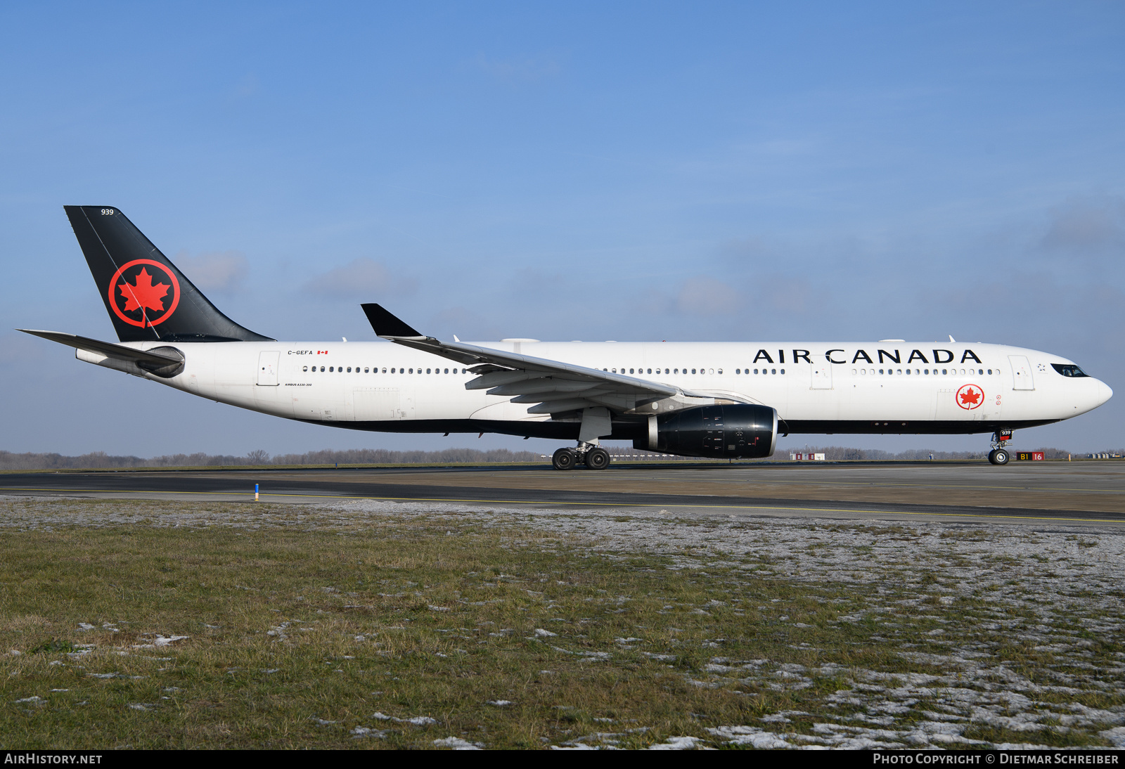 Aircraft Photo of C-GEFA | Airbus A330-343E | Air Canada | AirHistory.net #628389