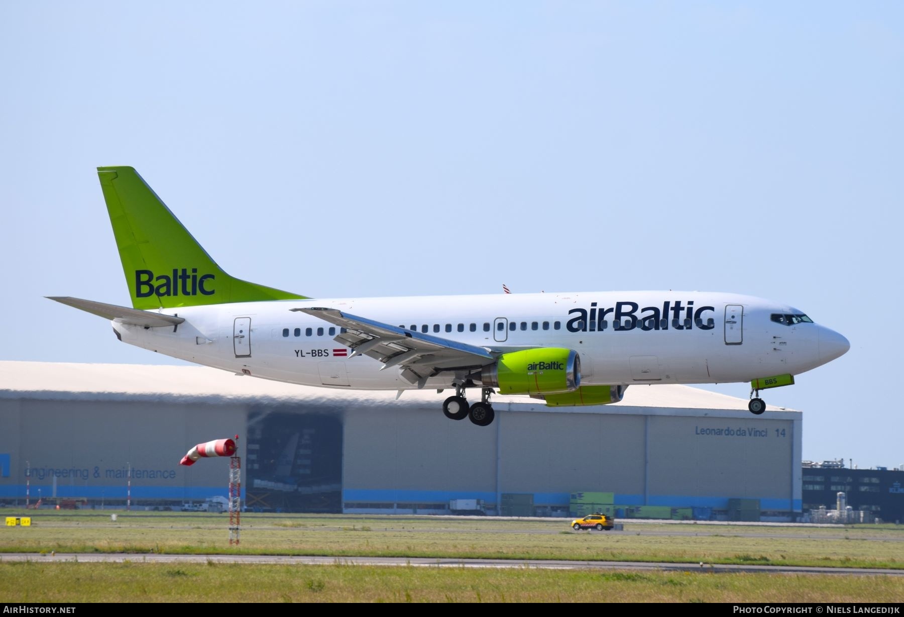 Aircraft Photo of YL-BBS | Boeing 737-31S | AirBaltic | AirHistory.net #628399