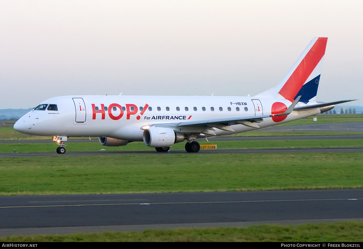 Aircraft Photo of F-HBXM | Embraer 170LR (ERJ-170-100LR) | Hop! | AirHistory.net #628406