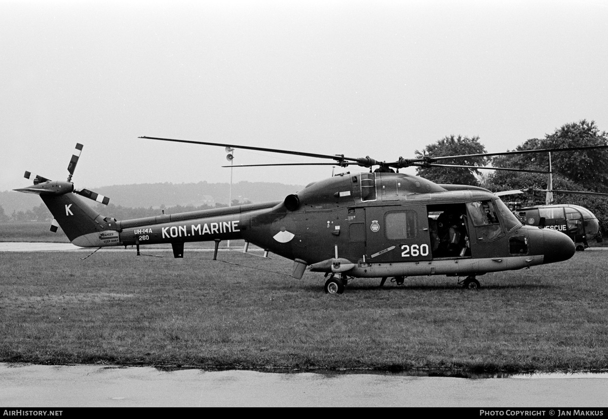 Aircraft Photo of 260 | Westland UH-14A Lynx Mk25 (WG-13) | Netherlands - Navy | AirHistory.net #628410