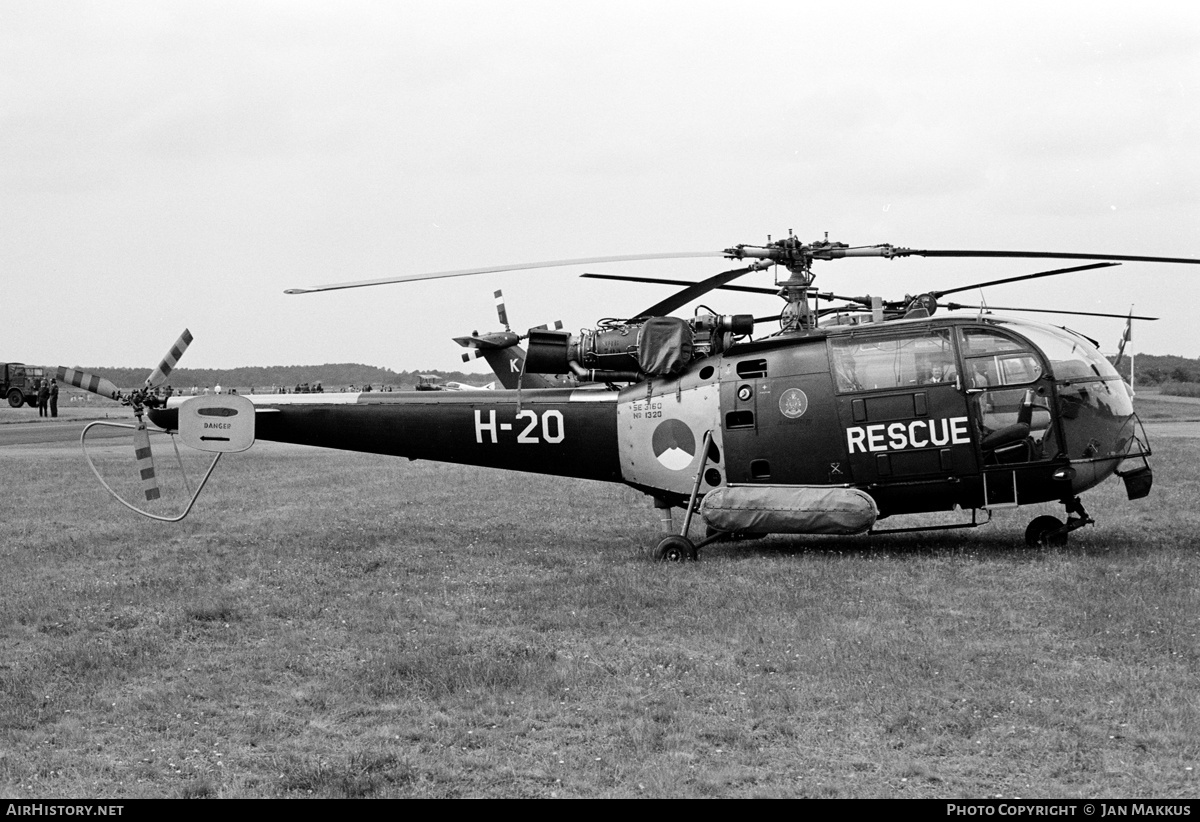 Aircraft Photo of H-20 | Sud SE-3160 Alouette III | Netherlands - Air Force | AirHistory.net #628411