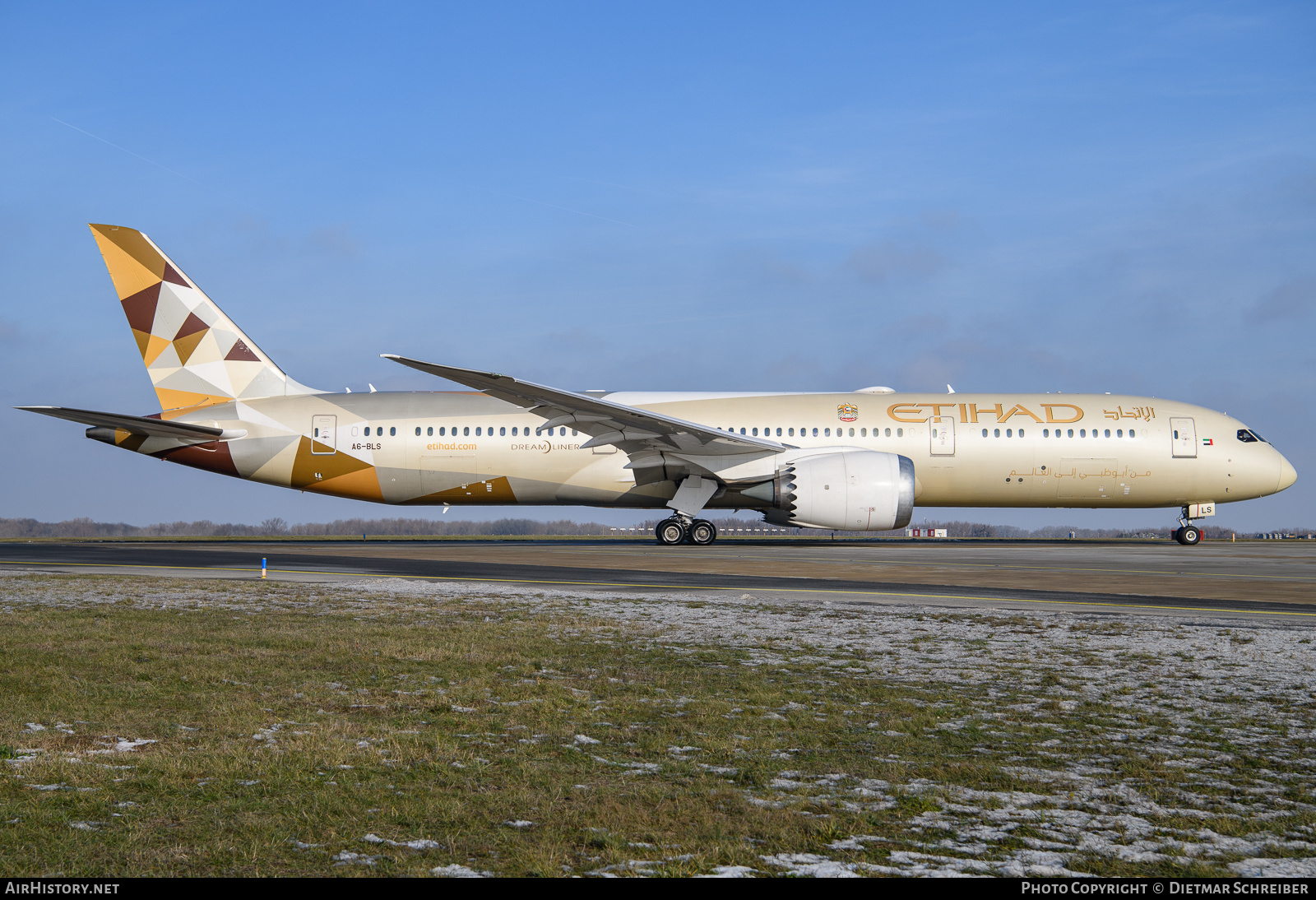 Aircraft Photo of A6-BLS | Boeing 787-9 Dreamliner | Etihad Airways | AirHistory.net #628415