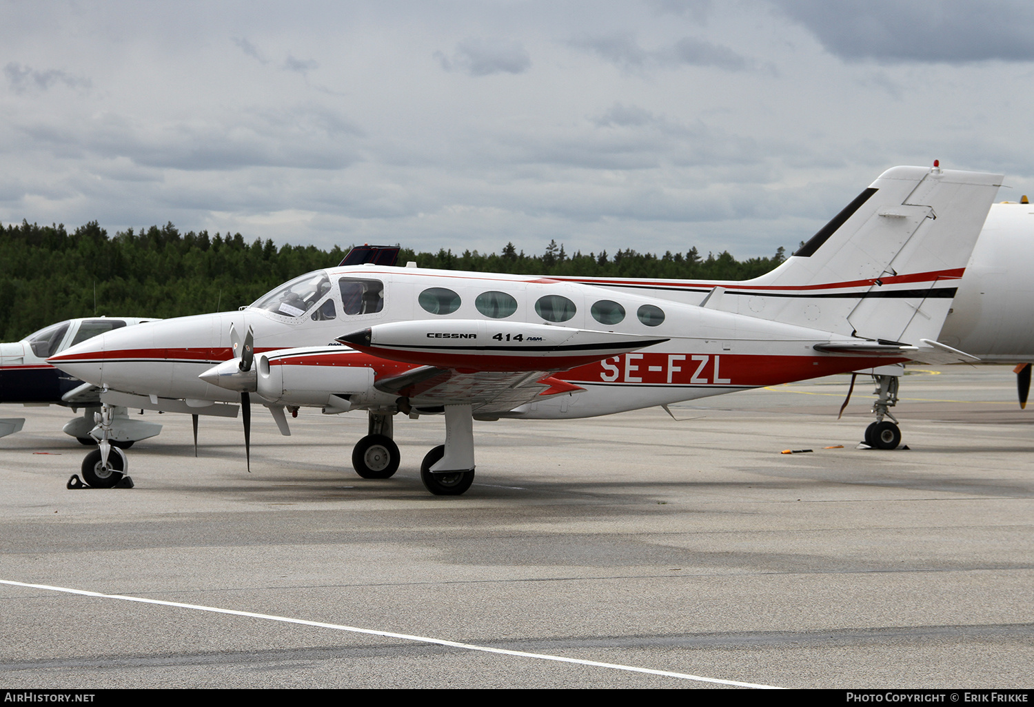 Aircraft Photo of SE-FZL | Cessna 414 | AirHistory.net #628424
