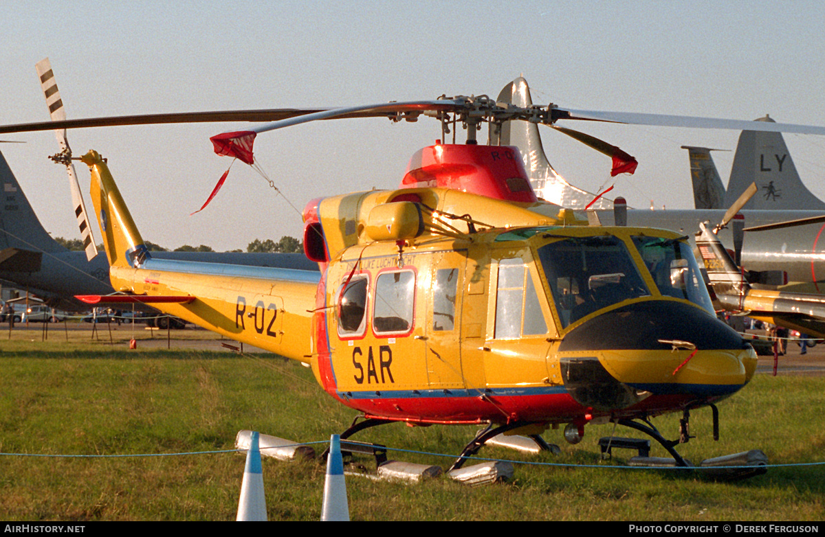 Aircraft Photo of R-02 | Agusta AB-412SP Grifone | Netherlands - Air Force | AirHistory.net #628427