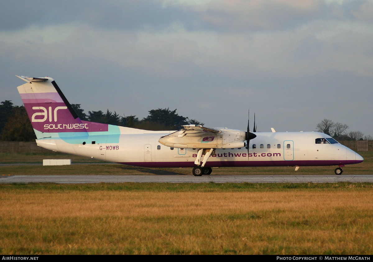 Aircraft Photo of G-WOWB | De Havilland Canada DHC-8-311 Dash 8 | Air Southwest | AirHistory.net #628440