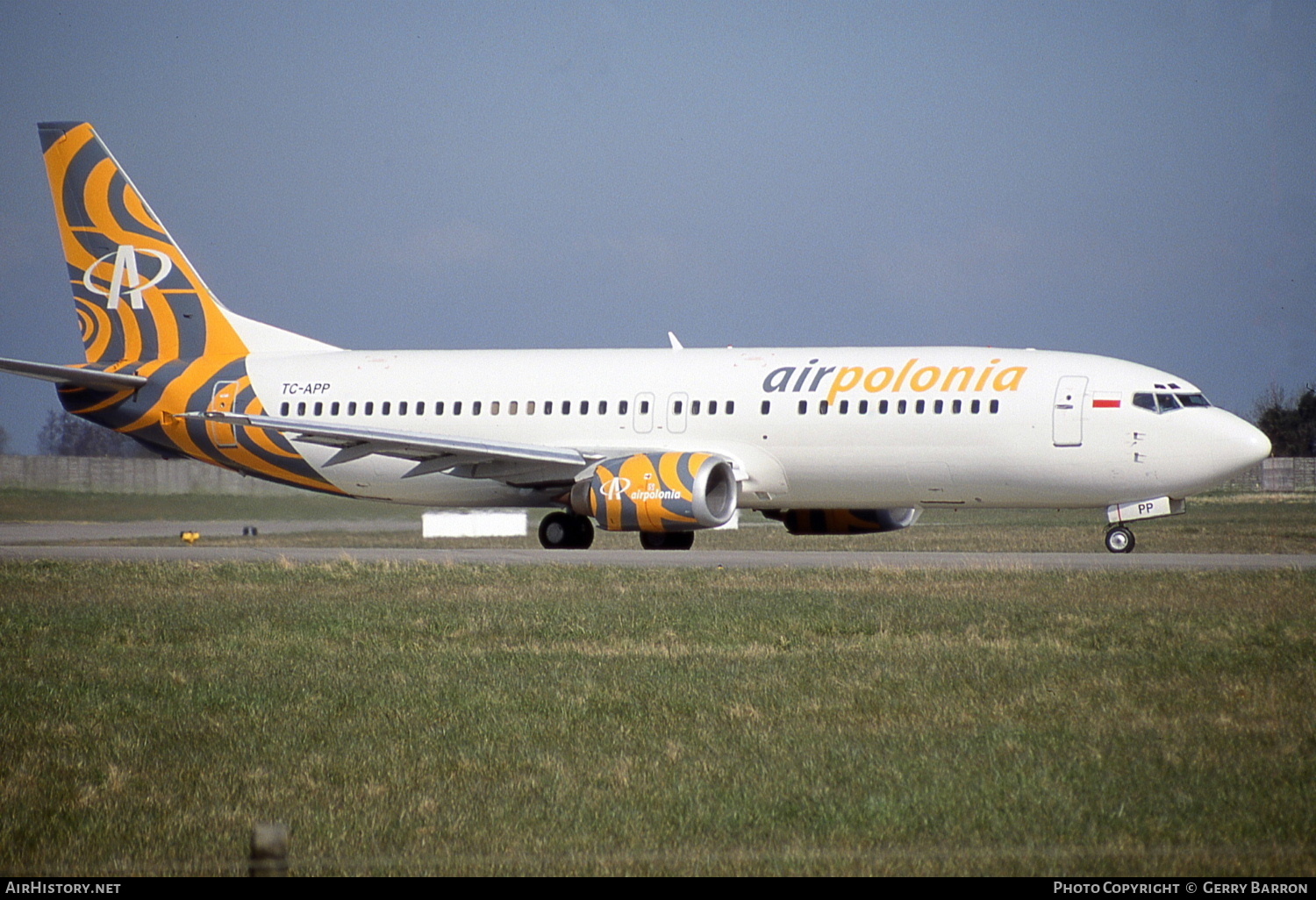 Aircraft Photo of TC-APP | Boeing 737-4Q8 | Air Polonia | AirHistory.net #628445