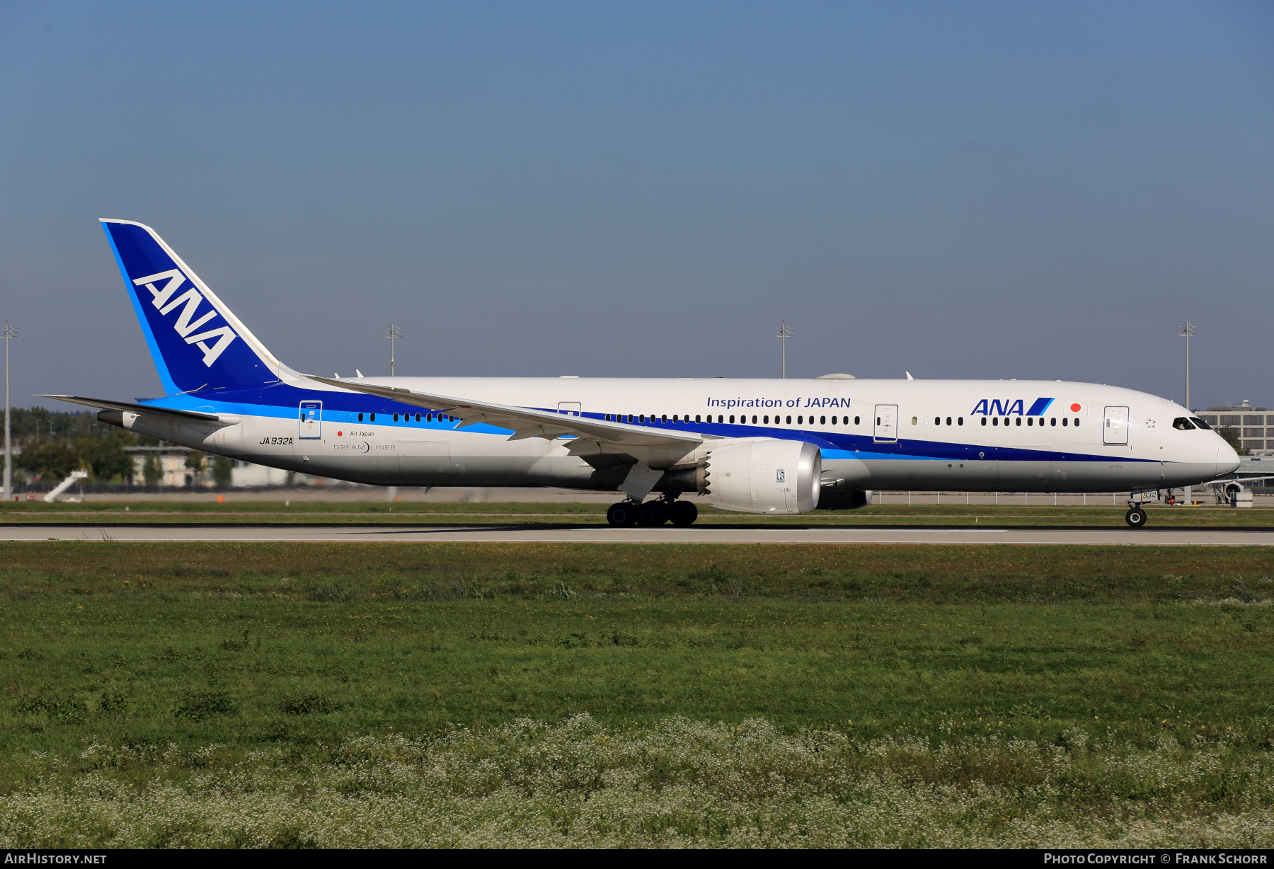 Aircraft Photo of JA932A | Boeing 787-9 Dreamliner | All Nippon Airways - ANA | AirHistory.net #628481