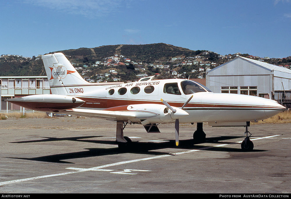 Aircraft Photo of ZK-DNQ | Cessna 402B | Capital Air Services | AirHistory.net #628501