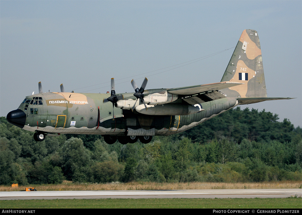 Aircraft Photo of 742 | Lockheed C-130H Hercules | Greece - Air Force | AirHistory.net #628506