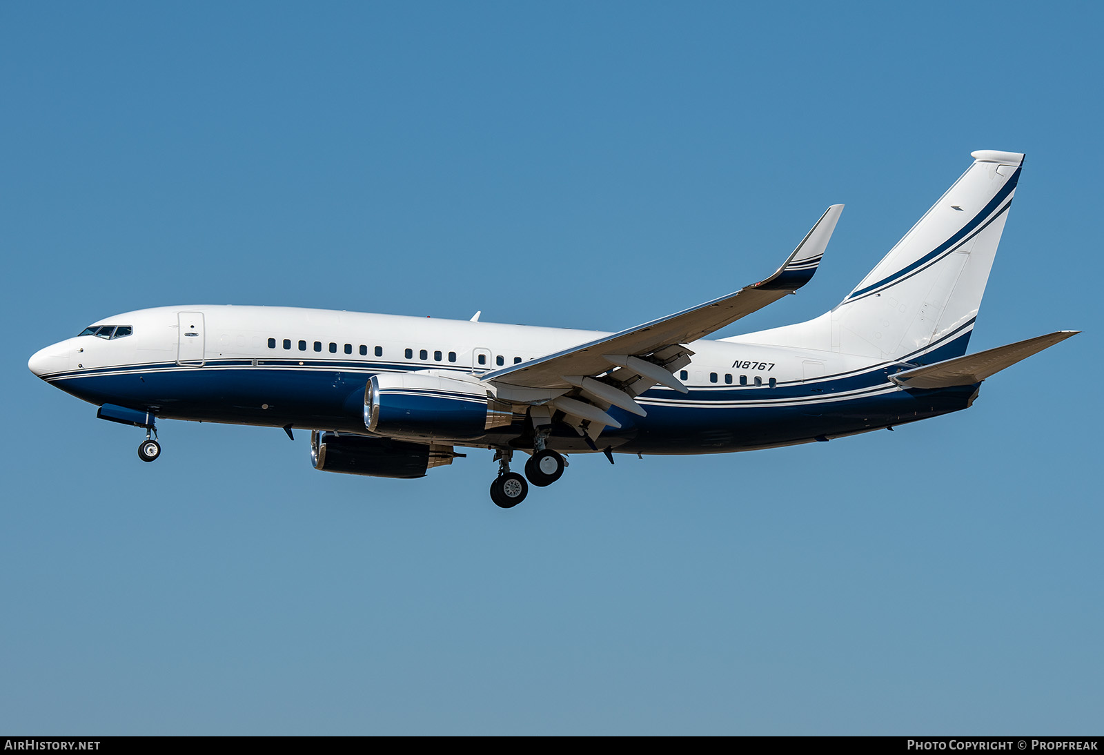 Aircraft Photo of N8767 | Boeing 737-7EG BBJ | AirHistory.net #628581