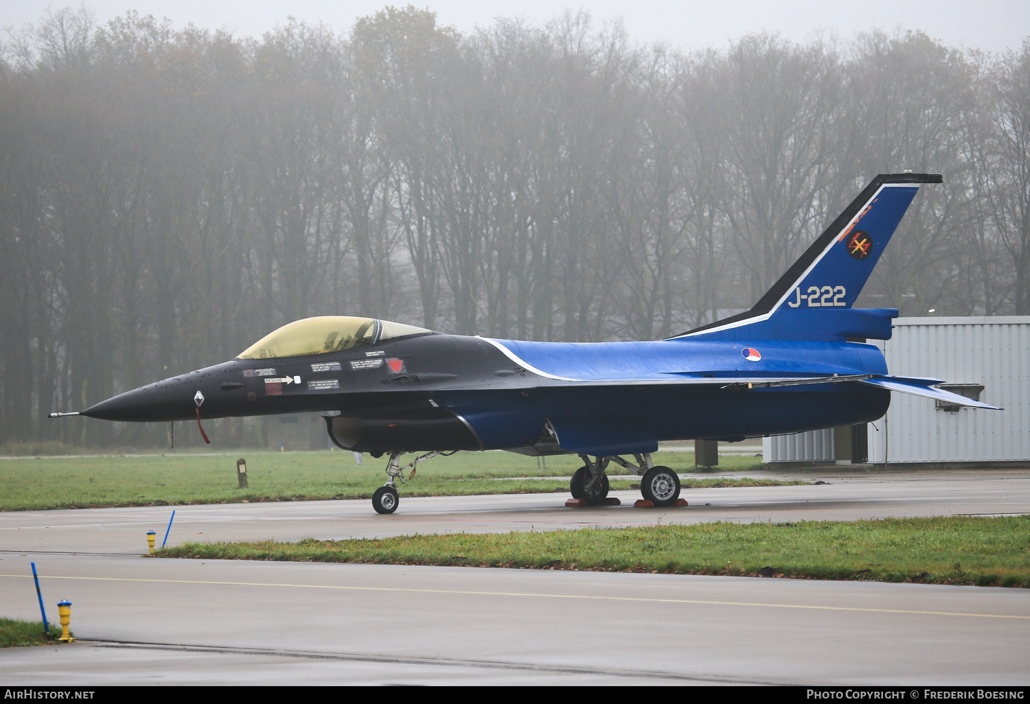 Aircraft Photo of J-222 | General Dynamics F-16A Fighting Falcon | Netherlands - Air Force | AirHistory.net #628589