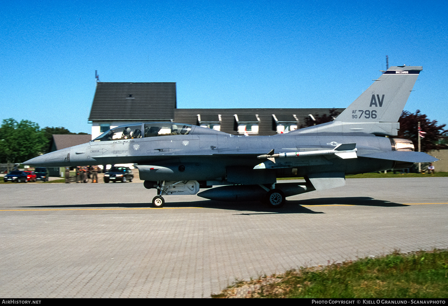 Aircraft Photo of 90-0796 / AF90-796 | General Dynamics F-16DG Night Falcon | USA - Air Force | AirHistory.net #628614