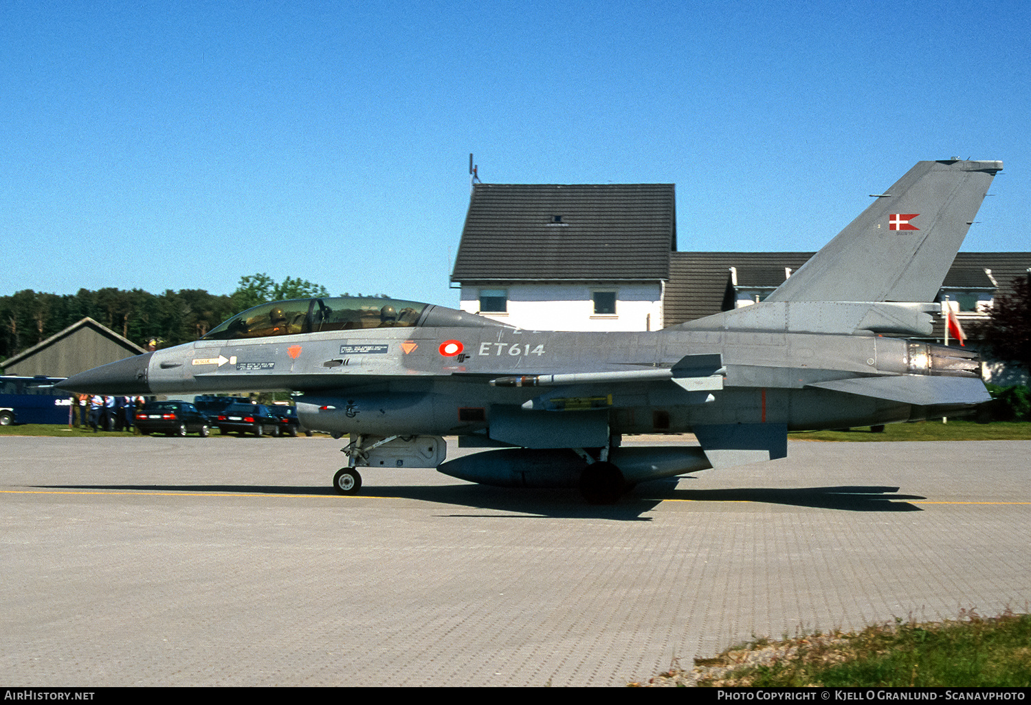 Aircraft Photo of ET-614 | General Dynamics F-16B Fighting Falcon | Denmark - Air Force | AirHistory.net #628638