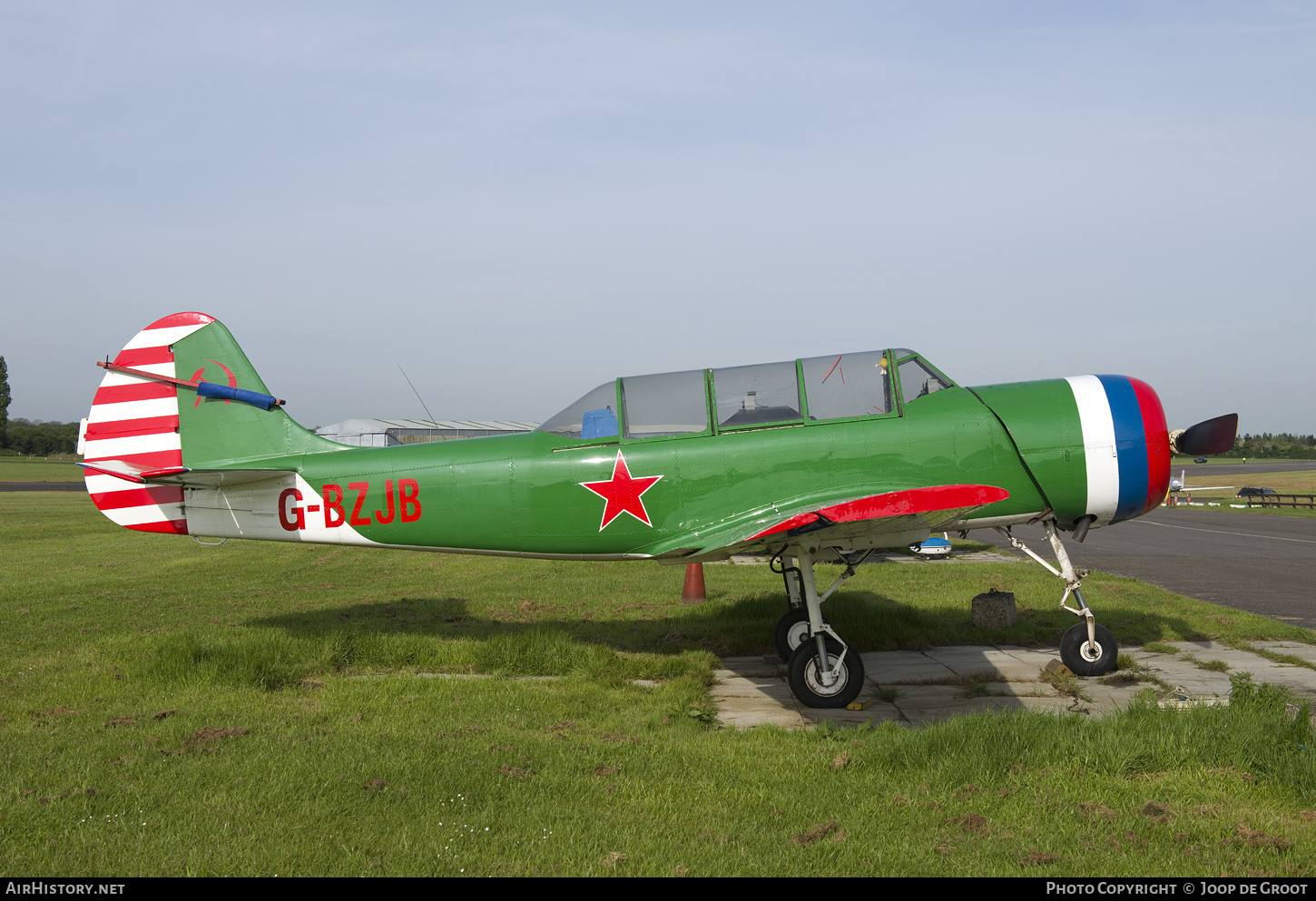 Aircraft Photo of G-BZJB | Yakovlev Yak-52 | Soviet Union - Air Force | AirHistory.net #628642