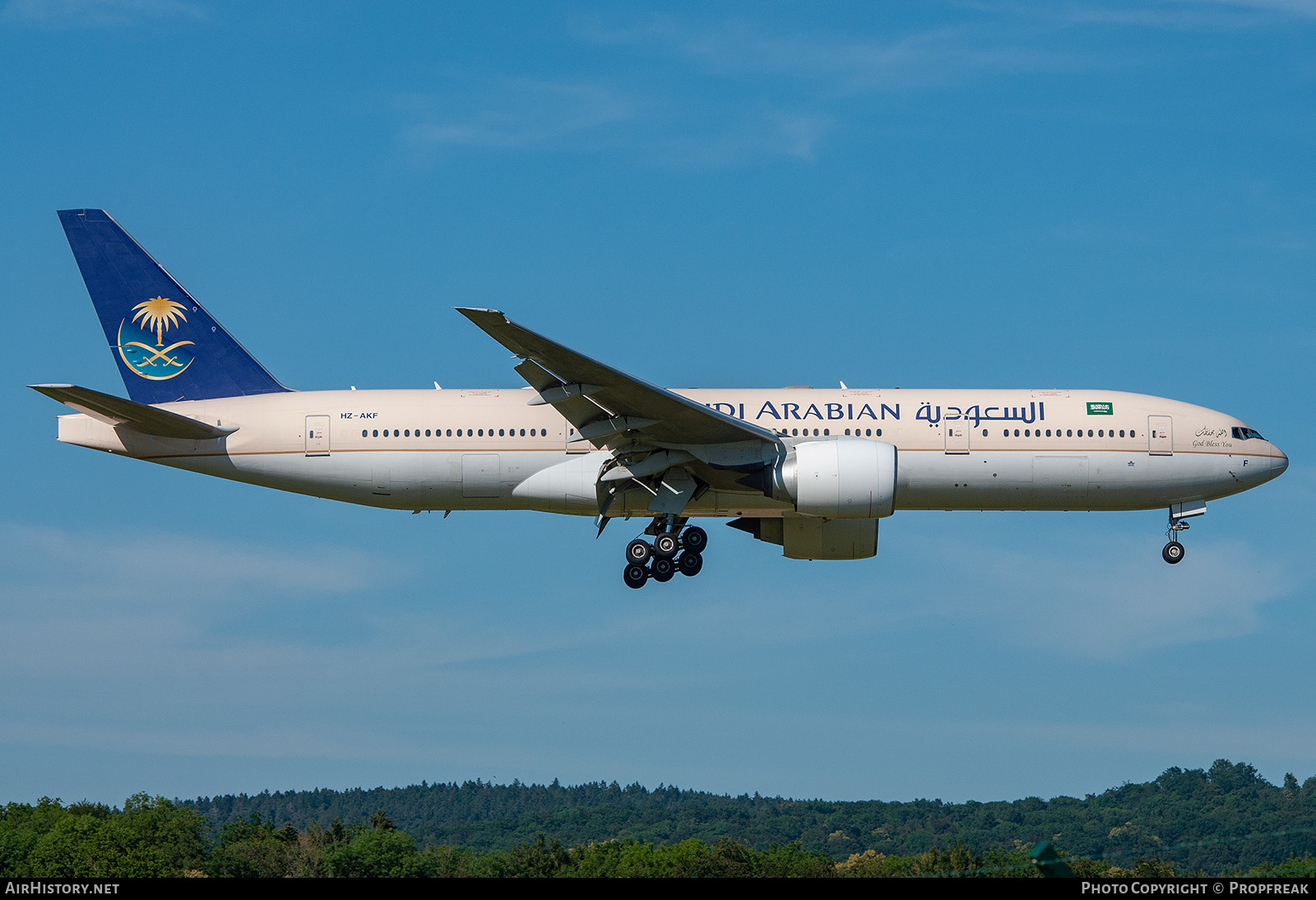 Aircraft Photo of HZ-AKF | Boeing 777-268/ER | Saudi Arabian Airlines | AirHistory.net #628650