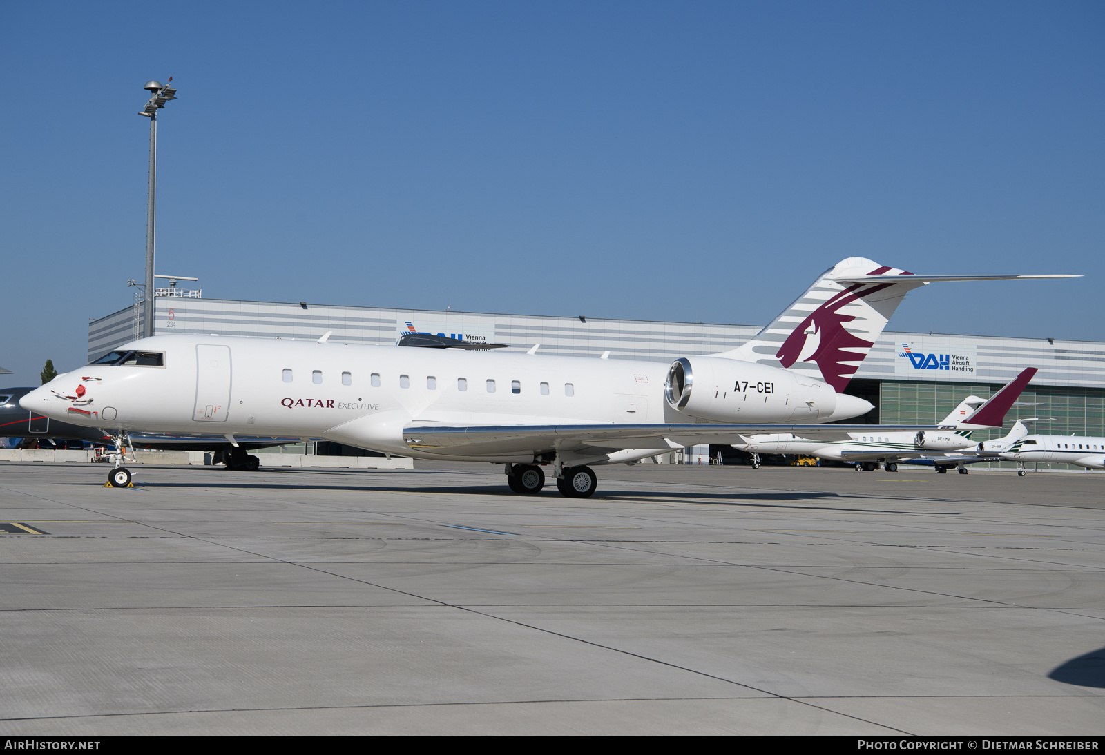 Aircraft Photo of A7-CEI | Bombardier Global 5000 (BD-700-1A11) | Qatar Executive | AirHistory.net #628658
