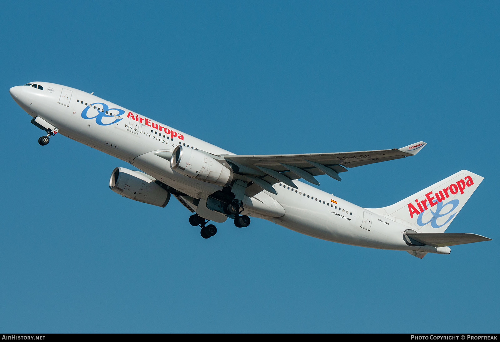 Aircraft Photo of EC-LQO | Airbus A330-243 | Air Europa | AirHistory.net #628673