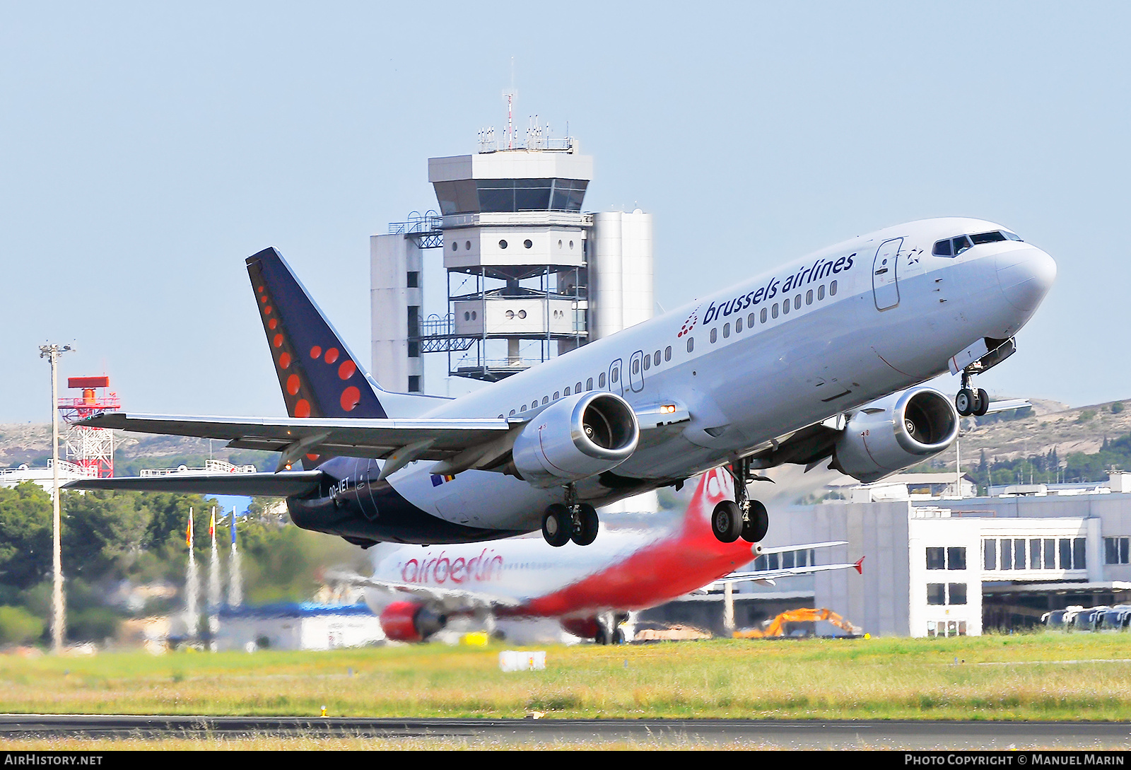 Aircraft Photo of OO-VET | Boeing 737-4Q8 | Brussels Airlines | AirHistory.net #628682