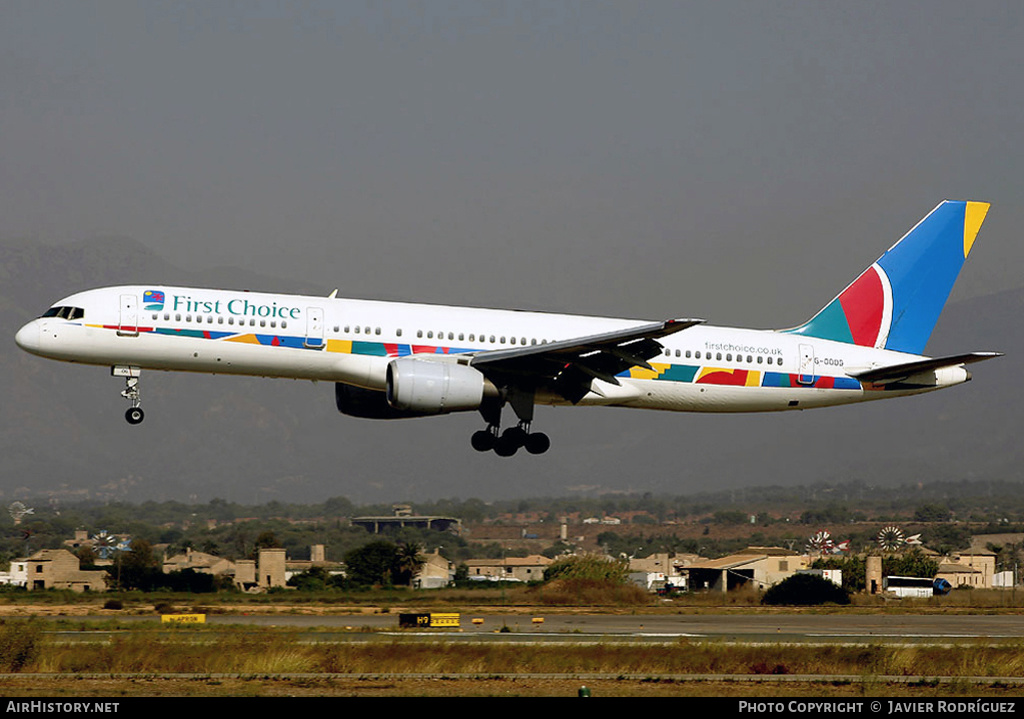 Aircraft Photo of G-OOOG | Boeing 757-23A | First Choice Airways | AirHistory.net #628689