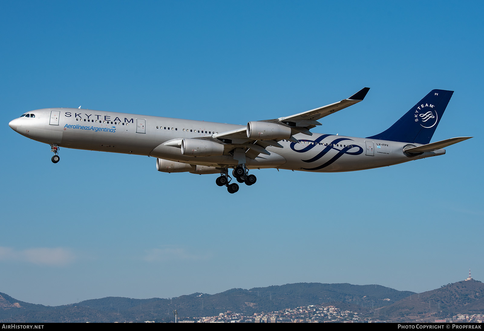 Aircraft Photo of LV-FPV | Airbus A340-313X | Aerolíneas Argentinas | AirHistory.net #628691