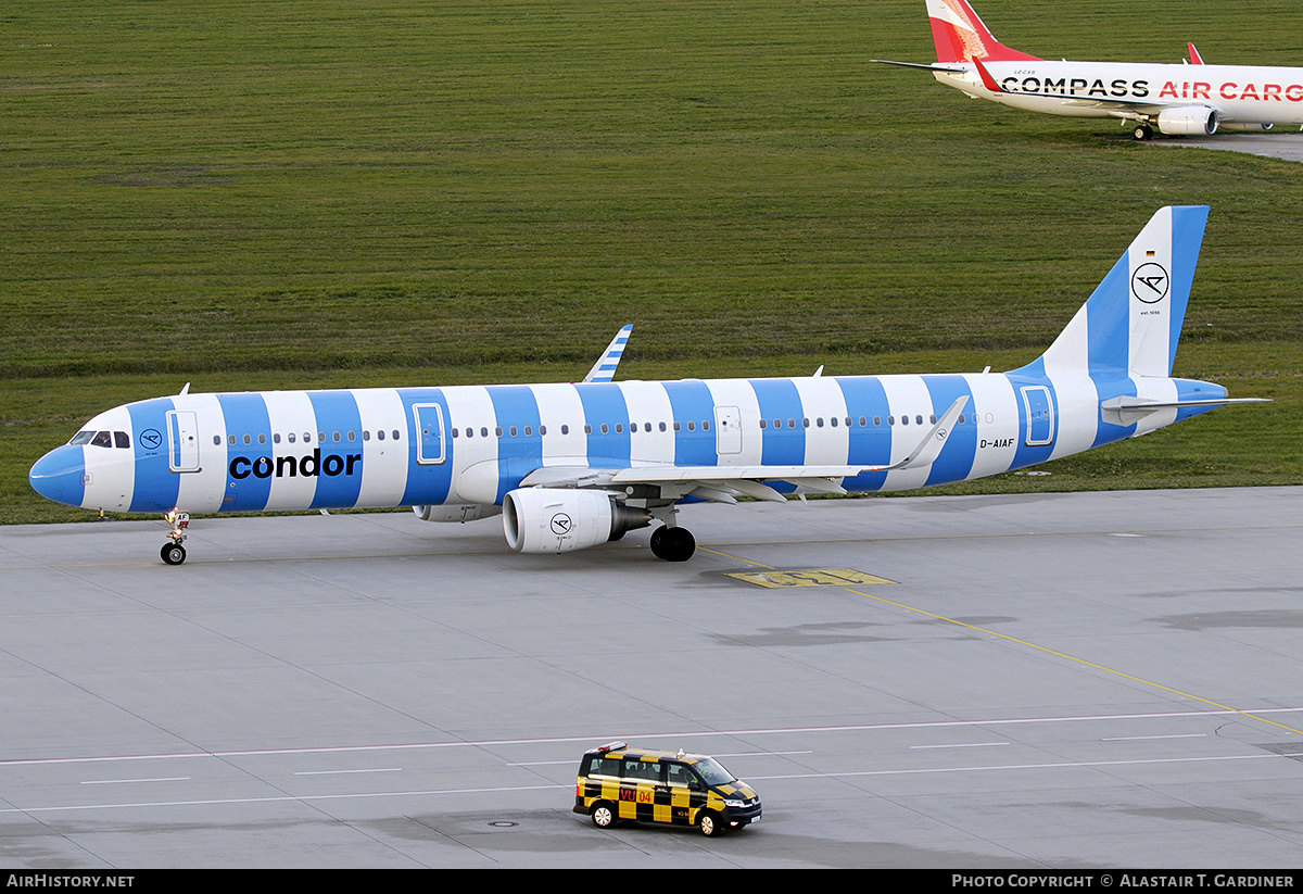 Aircraft Photo of D-AIAF | Airbus A321-211 | Condor Flugdienst | AirHistory.net #628692