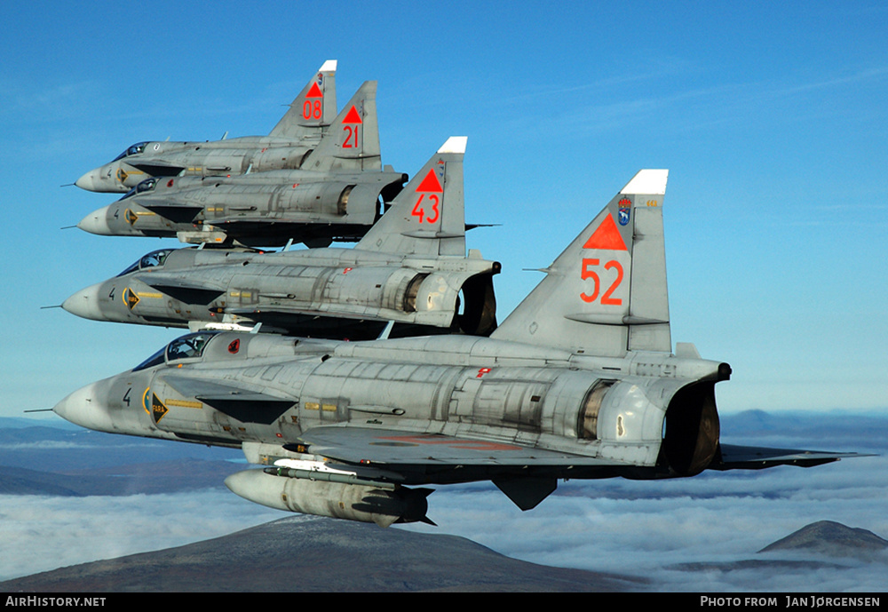 Aircraft Photo of 37382 | Saab JA37 Viggen | Sweden - Air Force | AirHistory.net #628698