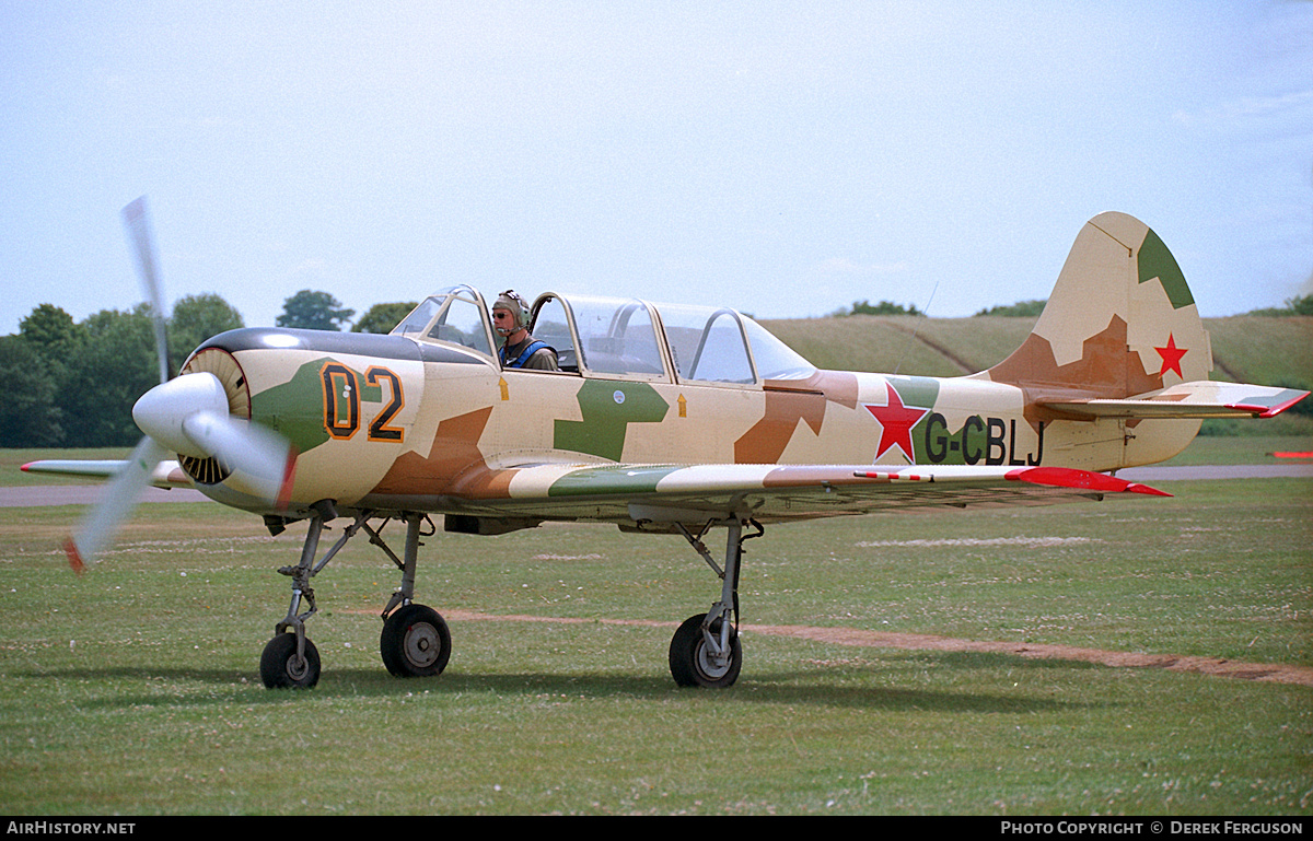 Aircraft Photo of G-CBLJ / 02 | Yakovlev Yak-52 | Soviet Union - Air Force | AirHistory.net #628705