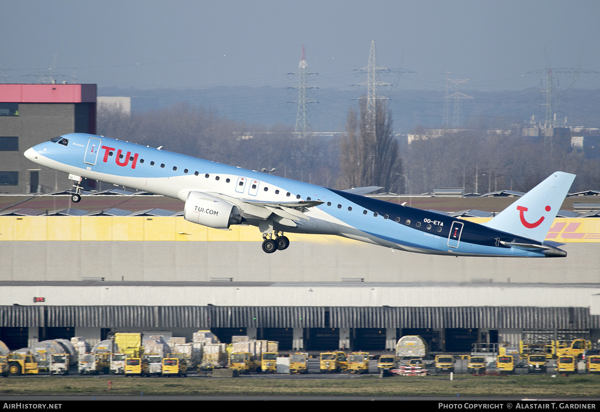 Aircraft Photo of OO-ETA | Embraer 195-E2 (ERJ-190-400) | TUI | AirHistory.net #628735