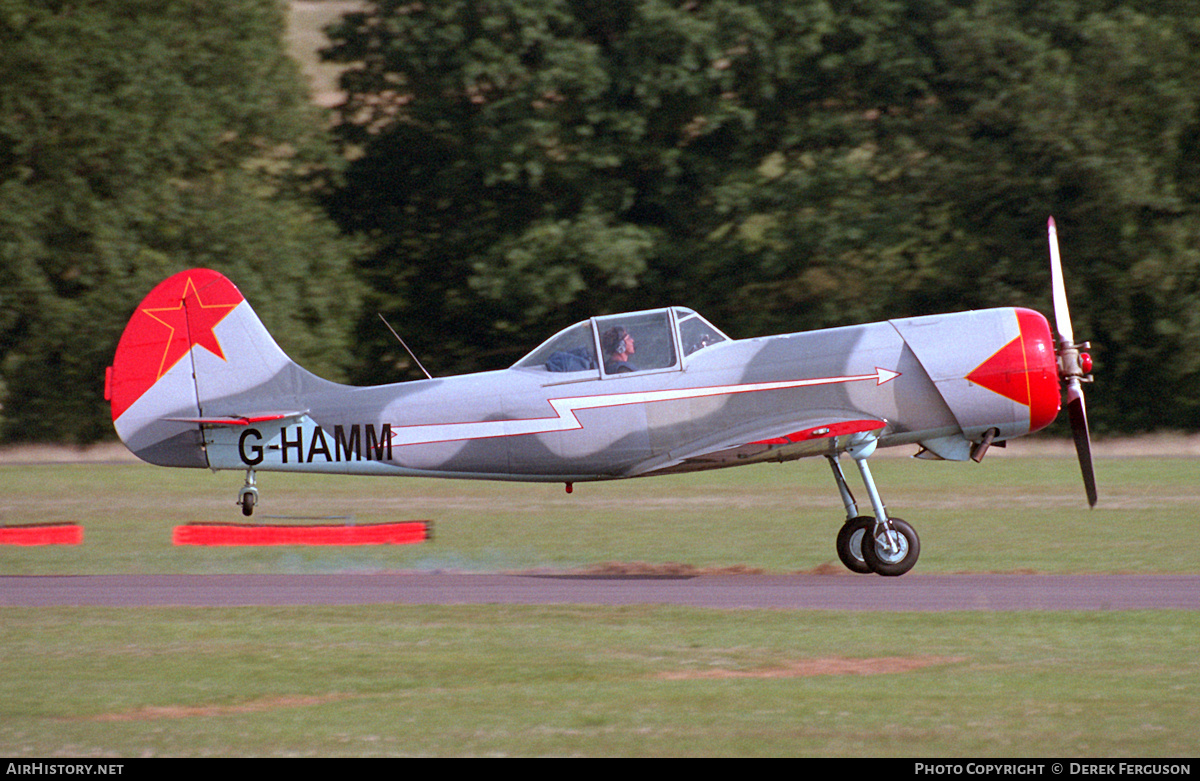 Aircraft Photo of G-HAMM | Yakovlev Yak-50 | AirHistory.net #628743