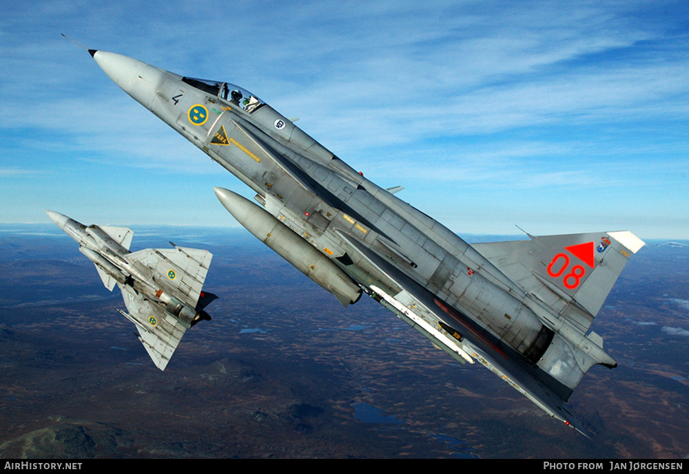 Aircraft Photo of 37398 | Saab JA37 Viggen | Sweden - Air Force | AirHistory.net #628747