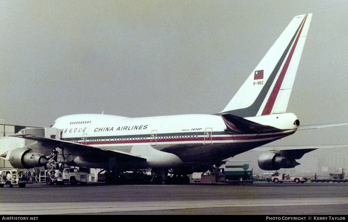 Aircraft Photo of B-1862 | Boeing 747SP-09 | China Airlines | AirHistory.net #628749