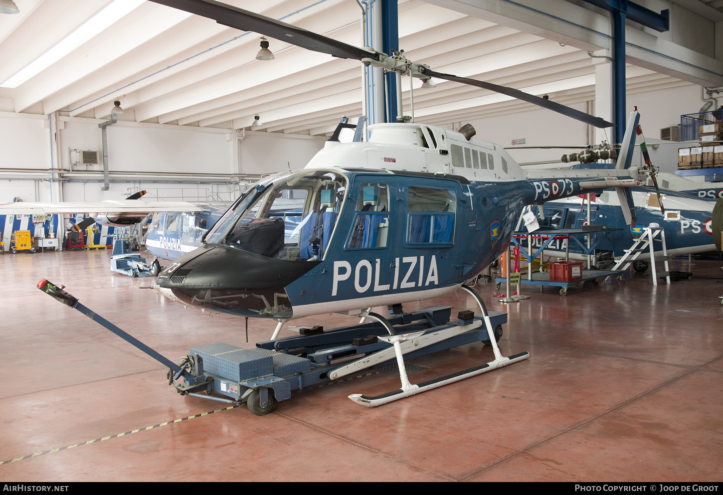 Aircraft Photo of PS-73 | Bell AB-206B-3 JetRanger III | Italy - Polizia | AirHistory.net #628753