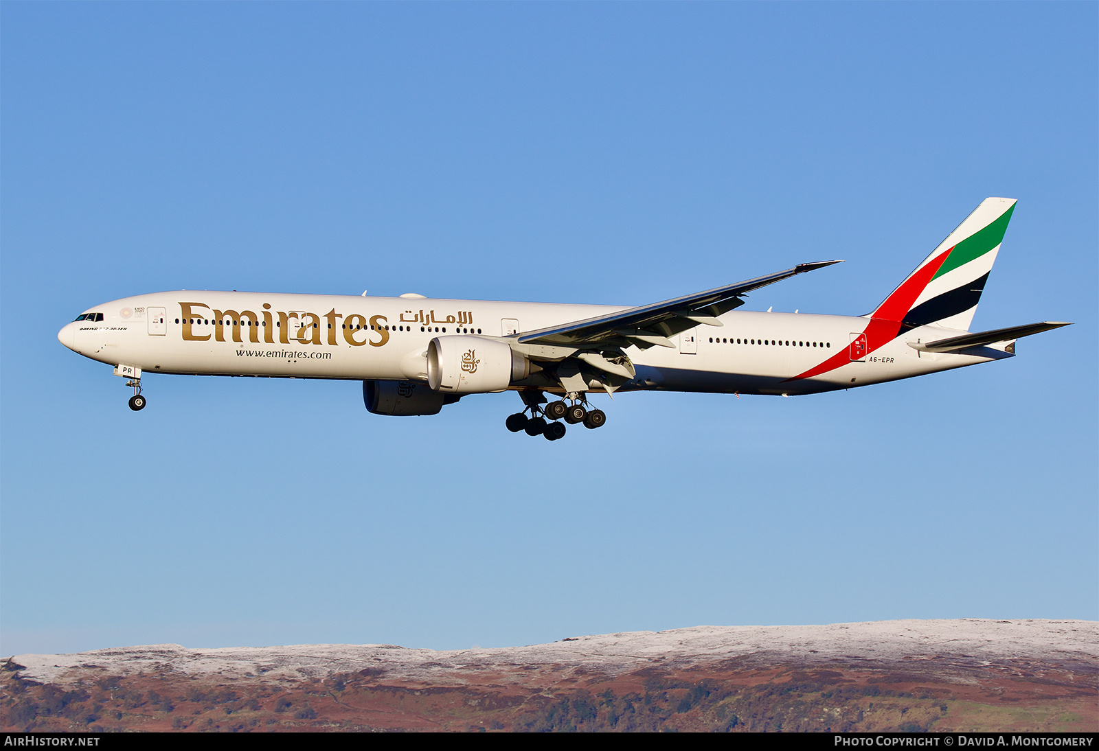 Aircraft Photo of A6-EPR | Boeing 777-300/ER | Emirates | AirHistory.net #628755